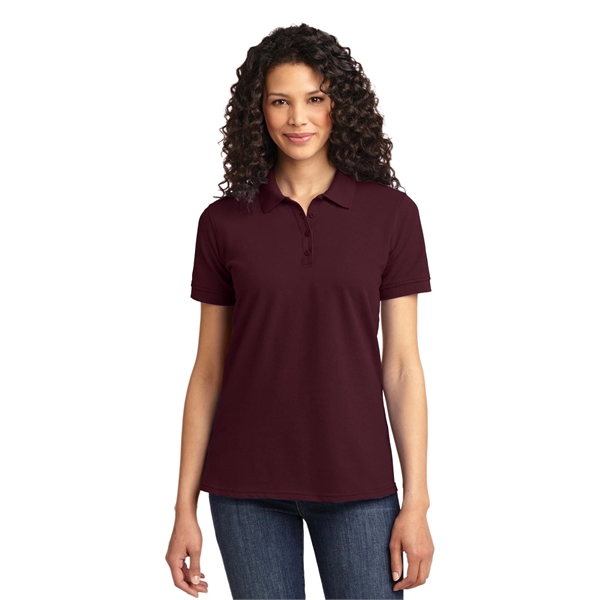 Port & Company Women's Core Blend Pique Polo. - Port & Company Women's Core Blend Pique Polo. - Image 49 of 74