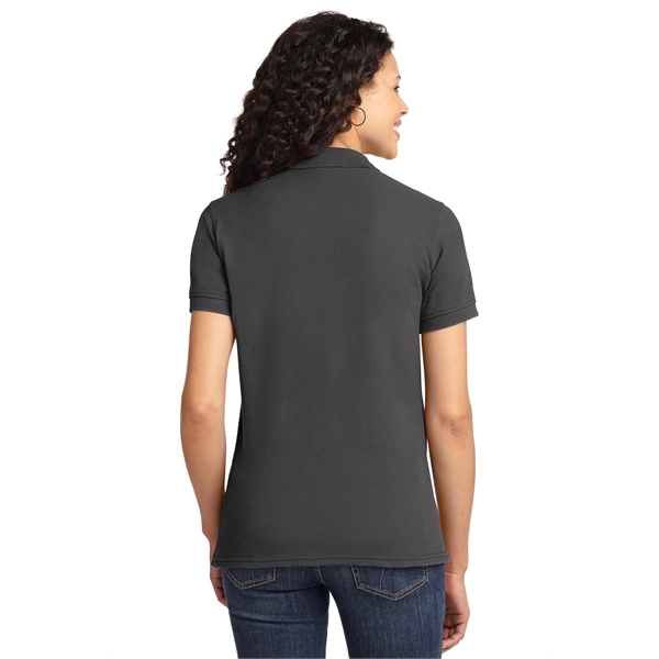 Port & Company Women's Core Blend Pique Polo. - Port & Company Women's Core Blend Pique Polo. - Image 10 of 74