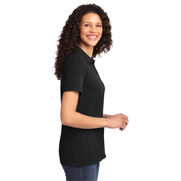 Port & Company Women's Core Blend Pique Polo. - Port & Company Women's Core Blend Pique Polo. - Image 23 of 74