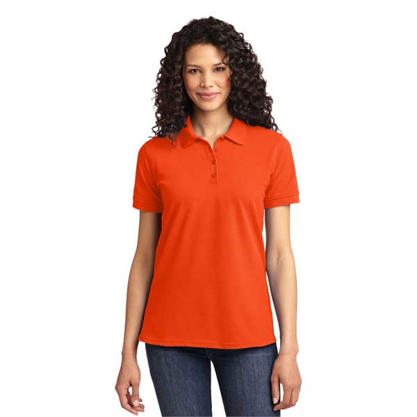 Port & Company Women's Core Blend Pique Polo. - Port & Company Women's Core Blend Pique Polo. - Image 65 of 74