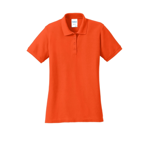 Port & Company Women's Core Blend Pique Polo. - Port & Company Women's Core Blend Pique Polo. - Image 39 of 74