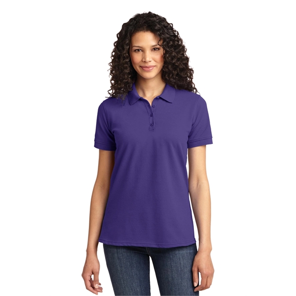 Port & Company Women's Core Blend Pique Polo. - Port & Company Women's Core Blend Pique Polo. - Image 67 of 74