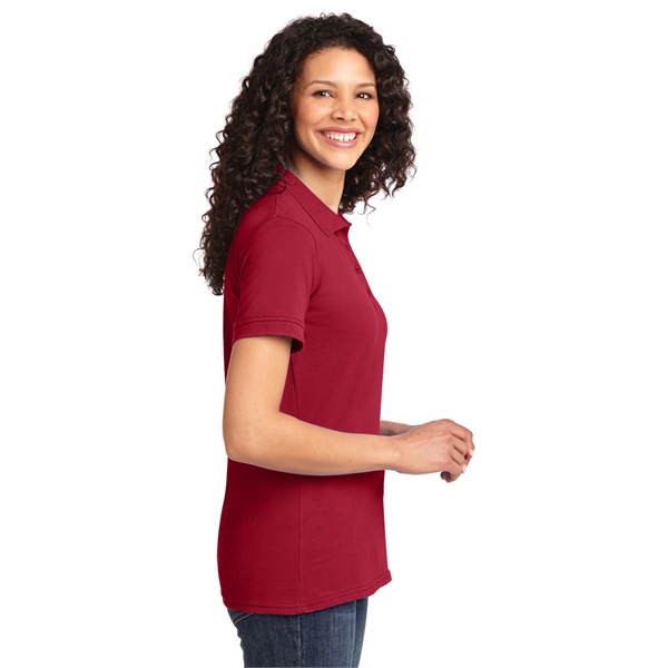 Port & Company Women's Core Blend Pique Polo. - Port & Company Women's Core Blend Pique Polo. - Image 46 of 74