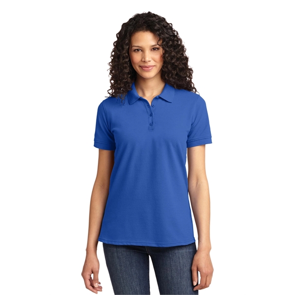 Port & Company Women's Core Blend Pique Polo. - Port & Company Women's Core Blend Pique Polo. - Image 71 of 74