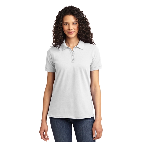 Port & Company Women's Core Blend Pique Polo. - Port & Company Women's Core Blend Pique Polo. - Image 73 of 74