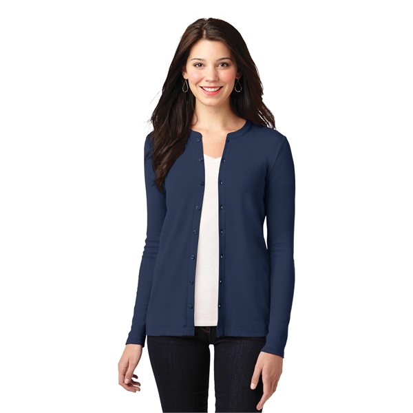 Port Authority Women's Concept Stretch Button-Front Cardi... - Port Authority Women's Concept Stretch Button-Front Cardi... - Image 4 of 28