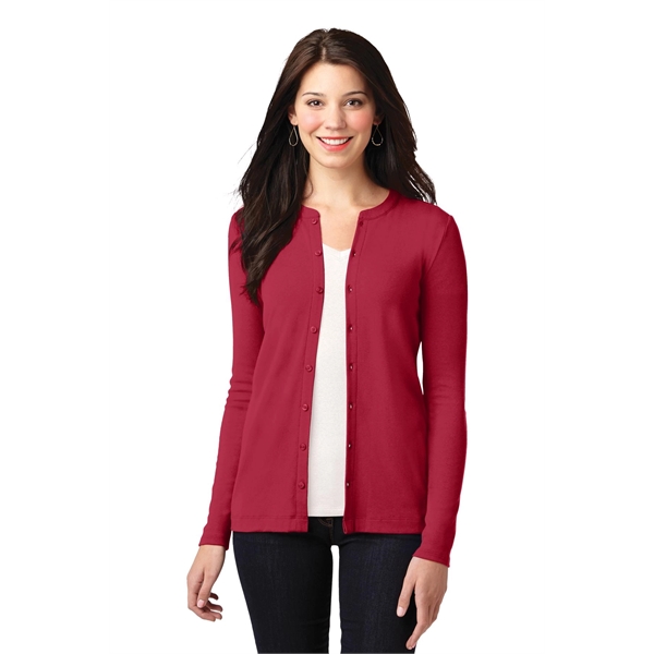 Port Authority Women's Concept Stretch Button-Front Cardi... - Port Authority Women's Concept Stretch Button-Front Cardi... - Image 16 of 28