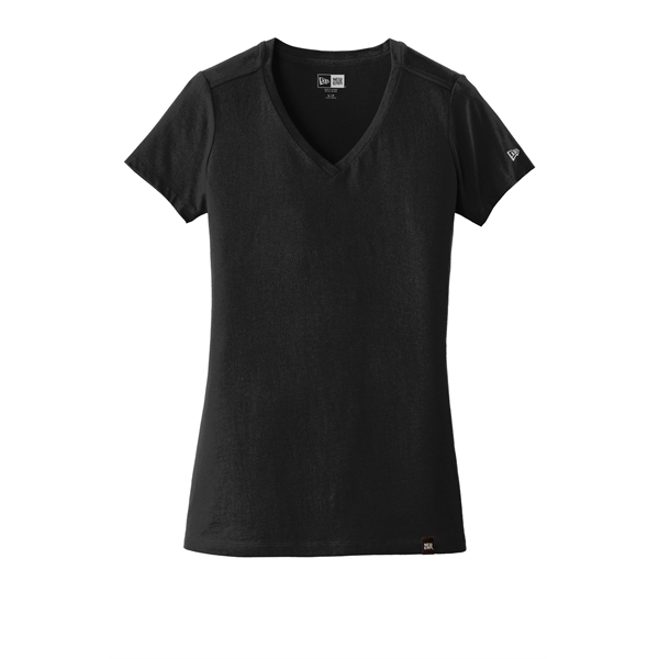 New Era Women's Heritage Blend V-Neck Tee. - New Era Women's Heritage Blend V-Neck Tee. - Image 9 of 76