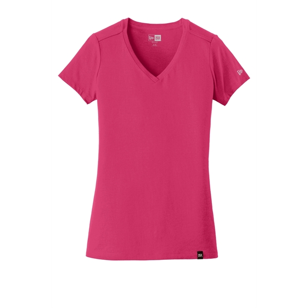 New Era Women's Heritage Blend V-Neck Tee. - New Era Women's Heritage Blend V-Neck Tee. - Image 13 of 76