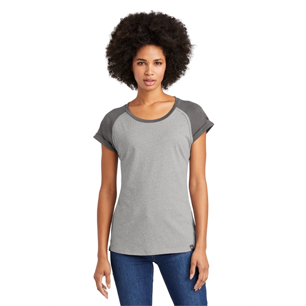 New Era Women's Heritage Blend Varsity Tee. - New Era Women's Heritage Blend Varsity Tee. - Image 9 of 10