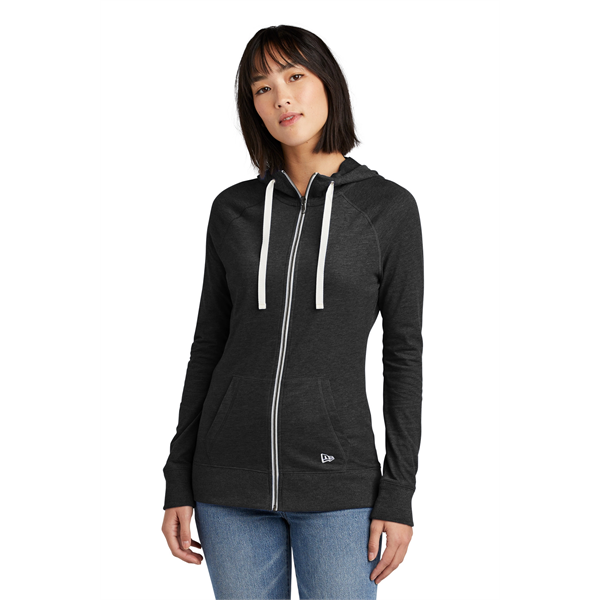 New Era Women's Sueded Cotton Blend Full-Zip Hoodie. - New Era Women's Sueded Cotton Blend Full-Zip Hoodie. - Image 20 of 29