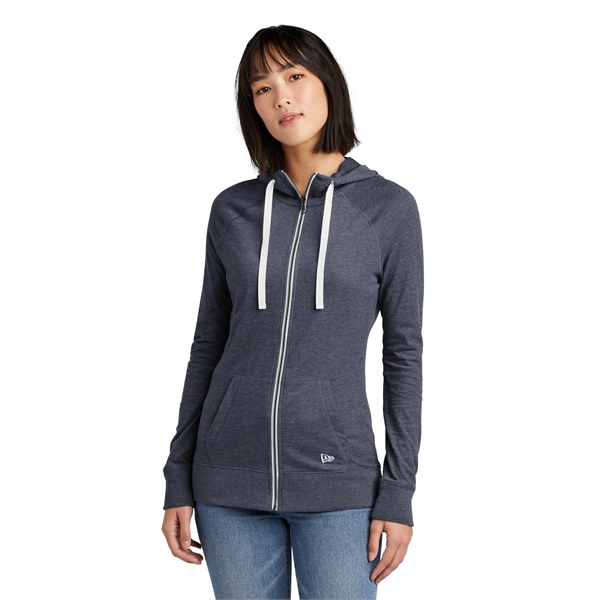 New Era Women's Sueded Cotton Blend Full-Zip Hoodie. - New Era Women's Sueded Cotton Blend Full-Zip Hoodie. - Image 22 of 29