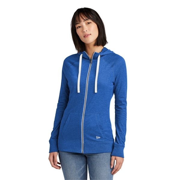 New Era Women's Sueded Cotton Blend Full-Zip Hoodie. - New Era Women's Sueded Cotton Blend Full-Zip Hoodie. - Image 24 of 29