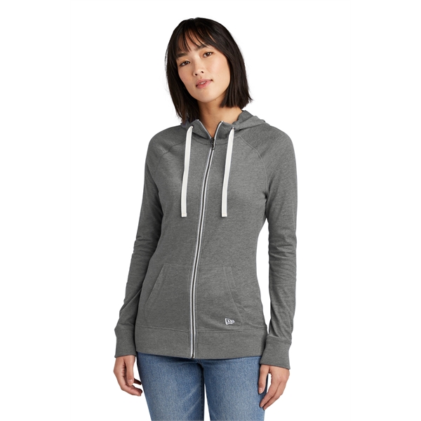 New Era Women's Sueded Cotton Blend Full-Zip Hoodie. - New Era Women's Sueded Cotton Blend Full-Zip Hoodie. - Image 26 of 29