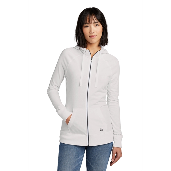 New Era Women's Sueded Cotton Blend Full-Zip Hoodie. - New Era Women's Sueded Cotton Blend Full-Zip Hoodie. - Image 28 of 29