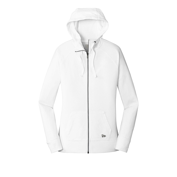 New Era Women's Sueded Cotton Blend Full-Zip Hoodie. - New Era Women's Sueded Cotton Blend Full-Zip Hoodie. - Image 14 of 29