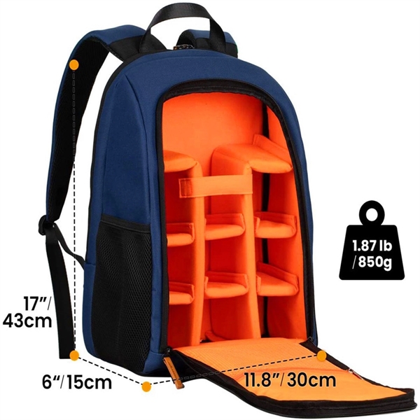 Large Waterproof Camera Backpack Bag - Large Waterproof Camera Backpack Bag - Image 1 of 5