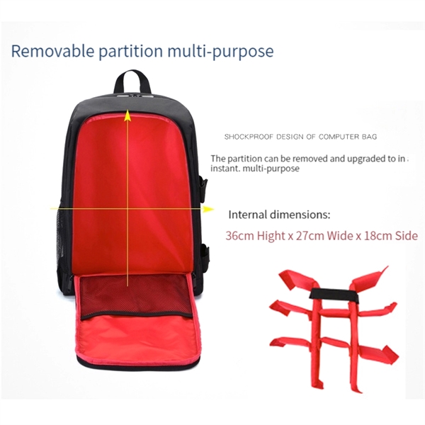 Large Camera Backpack with Tripod Strap - Large Camera Backpack with Tripod Strap - Image 3 of 4
