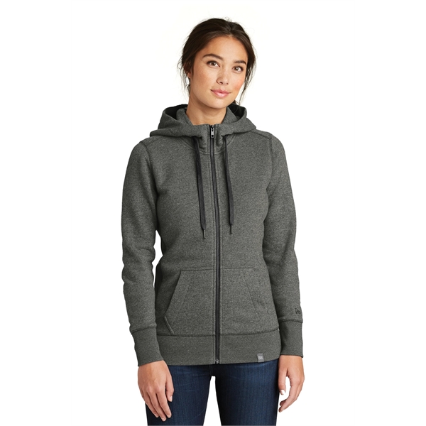 New Era Women's French Terry Full-Zip Hoodie. - New Era Women's French Terry Full-Zip Hoodie. - Image 1 of 19