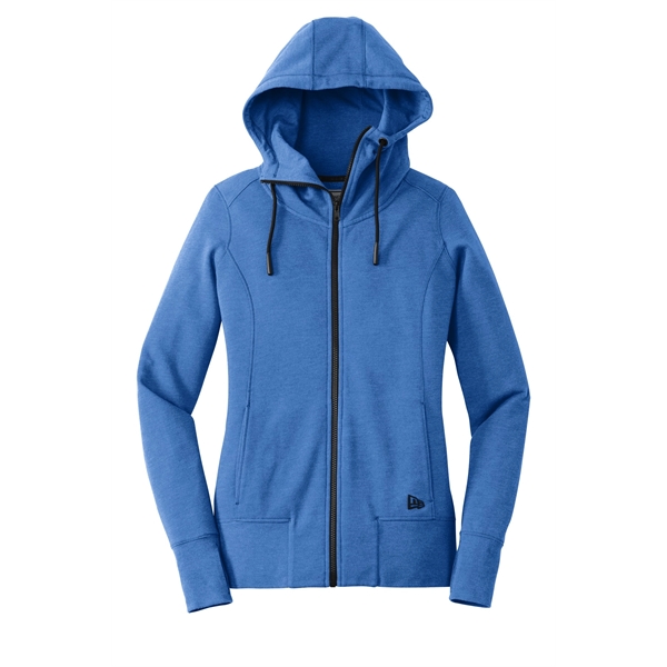 New Era Women's Tri-Blend Fleece Full-Zip Hoodie. - New Era Women's Tri-Blend Fleece Full-Zip Hoodie. - Image 3 of 15