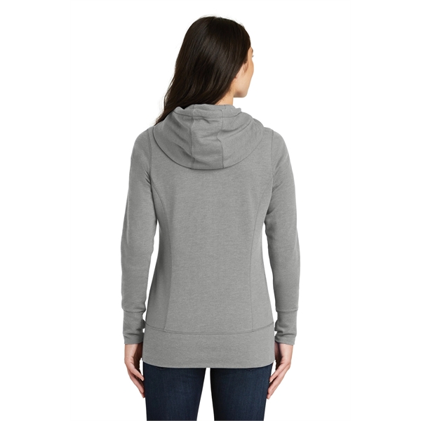 New Era Women's Tri-Blend Fleece Full-Zip Hoodie. - New Era Women's Tri-Blend Fleece Full-Zip Hoodie. - Image 4 of 15