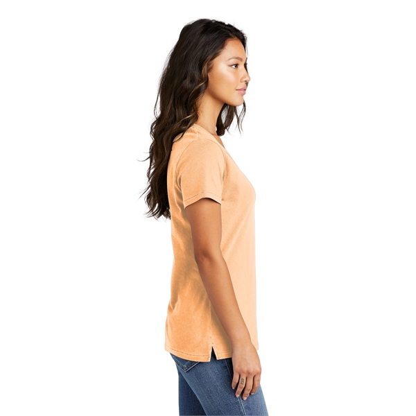 Port & Company Women's Beach Wash Garment-Dyed V-Neck Tee - Port & Company Women's Beach Wash Garment-Dyed V-Neck Tee - Image 26 of 44