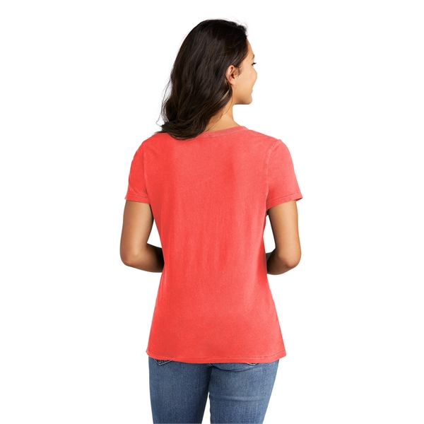 Port & Company Women's Beach Wash Garment-Dyed V-Neck Tee - Port & Company Women's Beach Wash Garment-Dyed V-Neck Tee - Image 30 of 44