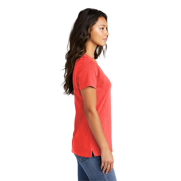 Port & Company Women's Beach Wash Garment-Dyed V-Neck Tee - Port & Company Women's Beach Wash Garment-Dyed V-Neck Tee - Image 31 of 44