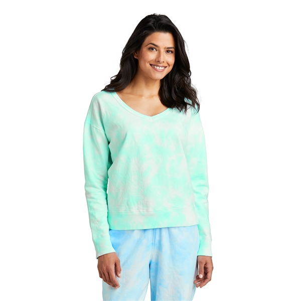 Port & Company Women's Beach Wash Cloud Tie-Dye V-Neck Sw... - Port & Company Women's Beach Wash Cloud Tie-Dye V-Neck Sw... - Image 21 of 24