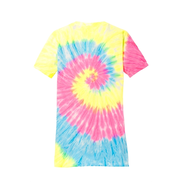 Port & Company Women's Tie-Dye V-Neck Tee. - Port & Company Women's Tie-Dye V-Neck Tee. - Image 45 of 47