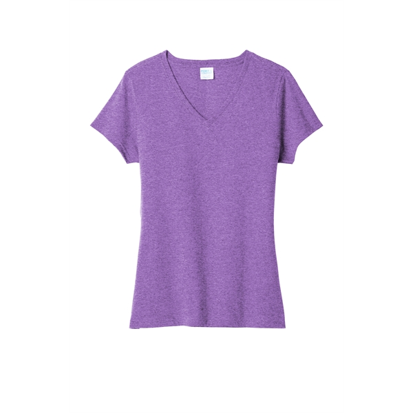 Port & Company Women's Tri-Blend V-Neck Tee. - Port & Company Women's Tri-Blend V-Neck Tee. - Image 32 of 45