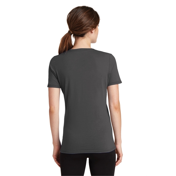 Port & Company Women's Performance Blend V-Neck Tee. - Port & Company Women's Performance Blend V-Neck Tee. - Image 12 of 66