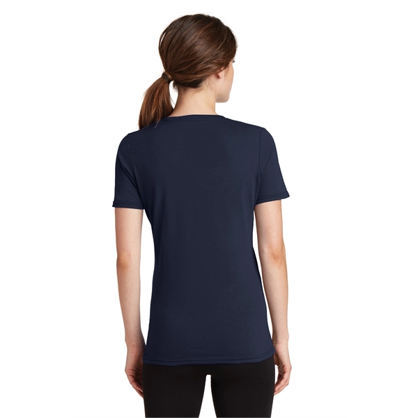 Port & Company Women's Performance Blend V-Neck Tee. - Port & Company Women's Performance Blend V-Neck Tee. - Image 18 of 66