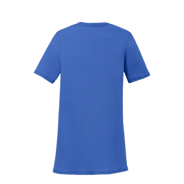 Port & Company Women's Performance Blend V-Neck Tee. - Port & Company Women's Performance Blend V-Neck Tee. - Image 26 of 66