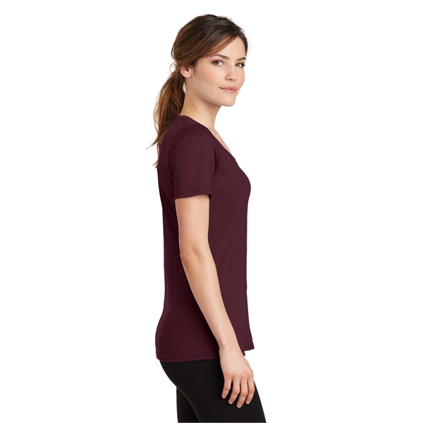 Port & Company Women's Performance Blend V-Neck Tee. - Port & Company Women's Performance Blend V-Neck Tee. - Image 28 of 66