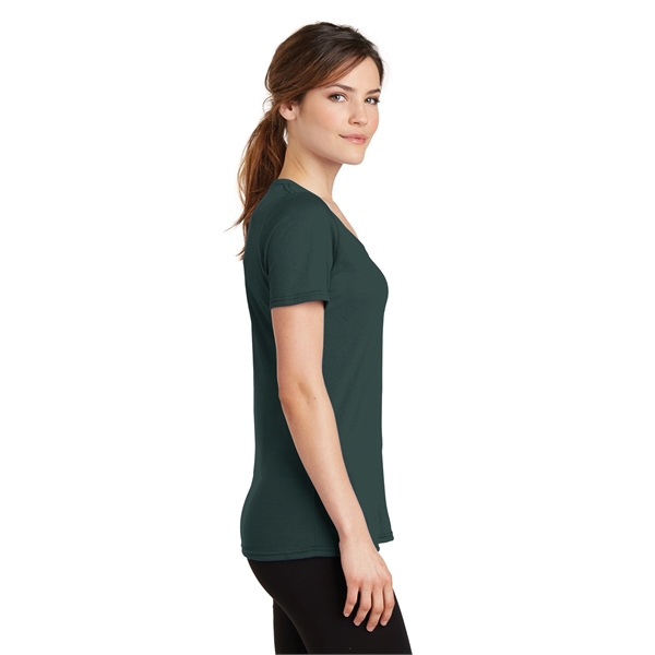 Port & Company Women's Performance Blend V-Neck Tee. - Port & Company Women's Performance Blend V-Neck Tee. - Image 32 of 66