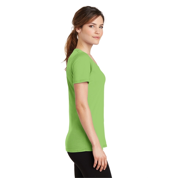 Port & Company Women's Performance Blend V-Neck Tee. - Port & Company Women's Performance Blend V-Neck Tee. - Image 40 of 66