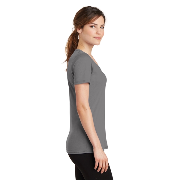 Port & Company Women's Performance Blend V-Neck Tee. - Port & Company Women's Performance Blend V-Neck Tee. - Image 44 of 66