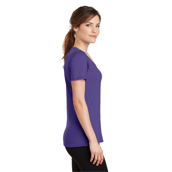 Port & Company Women's Performance Blend V-Neck Tee. - Port & Company Women's Performance Blend V-Neck Tee. - Image 52 of 66