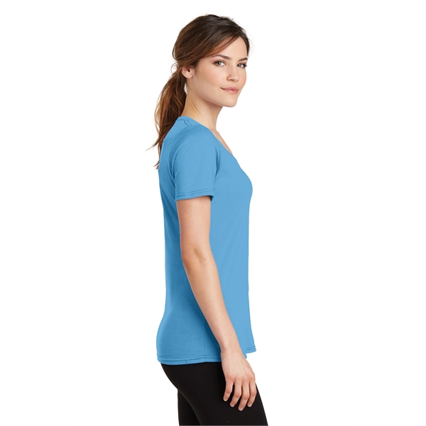 Port & Company Women's Performance Blend V-Neck Tee. - Port & Company Women's Performance Blend V-Neck Tee. - Image 56 of 66