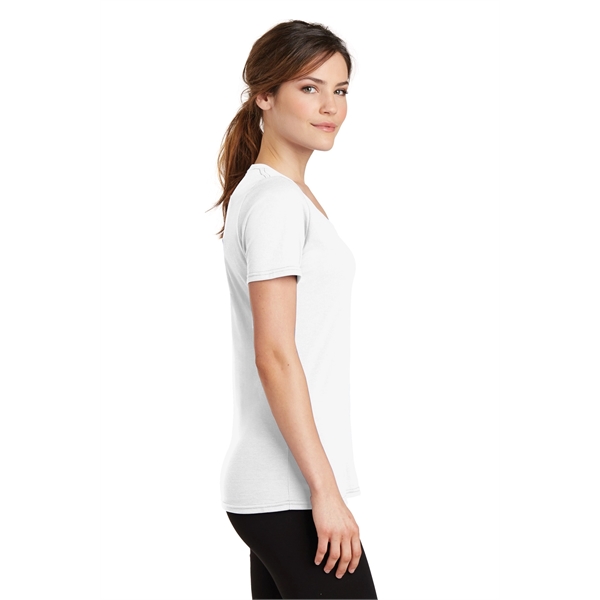 Port & Company Women's Performance Blend V-Neck Tee. - Port & Company Women's Performance Blend V-Neck Tee. - Image 63 of 66