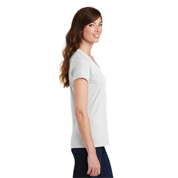 Port & Company Women's Fan Favorite V-Neck Tee. - Port & Company Women's Fan Favorite V-Neck Tee. - Image 20 of 105