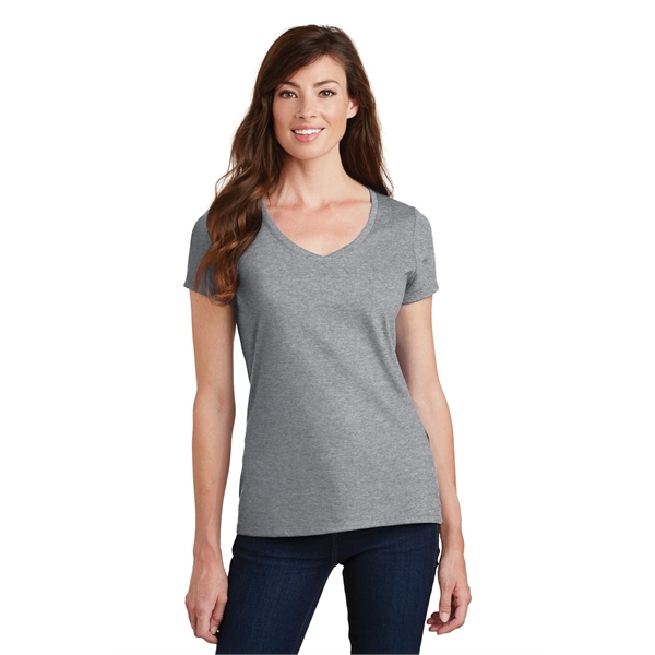 Port & Company Women's Fan Favorite V-Neck Tee. - Port & Company Women's Fan Favorite V-Neck Tee. - Image 15 of 105