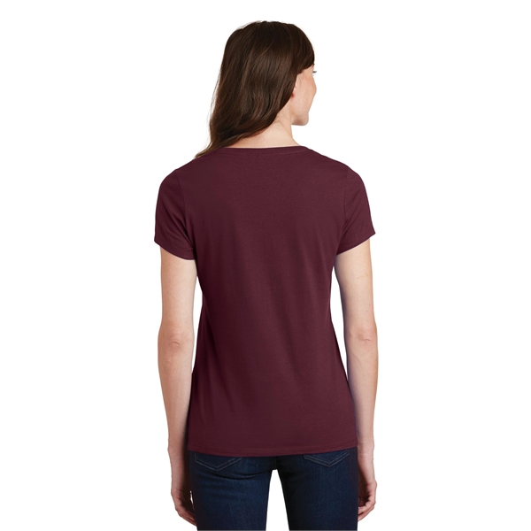 Port & Company Women's Fan Favorite V-Neck Tee. - Port & Company Women's Fan Favorite V-Neck Tee. - Image 37 of 105