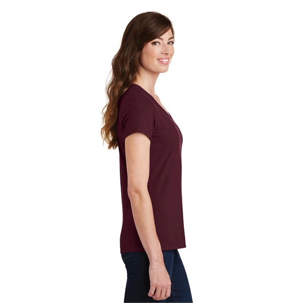 Port & Company Women's Fan Favorite V-Neck Tee. - Port & Company Women's Fan Favorite V-Neck Tee. - Image 38 of 105