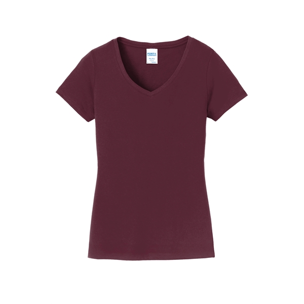 Port & Company Women's Fan Favorite V-Neck Tee. - Port & Company Women's Fan Favorite V-Neck Tee. - Image 39 of 105