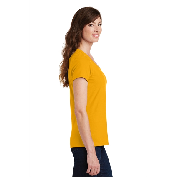 Port & Company Women's Fan Favorite V-Neck Tee. - Port & Company Women's Fan Favorite V-Neck Tee. - Image 42 of 105