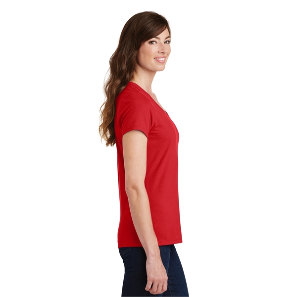 Port & Company Women's Fan Favorite V-Neck Tee. - Port & Company Women's Fan Favorite V-Neck Tee. - Image 46 of 105