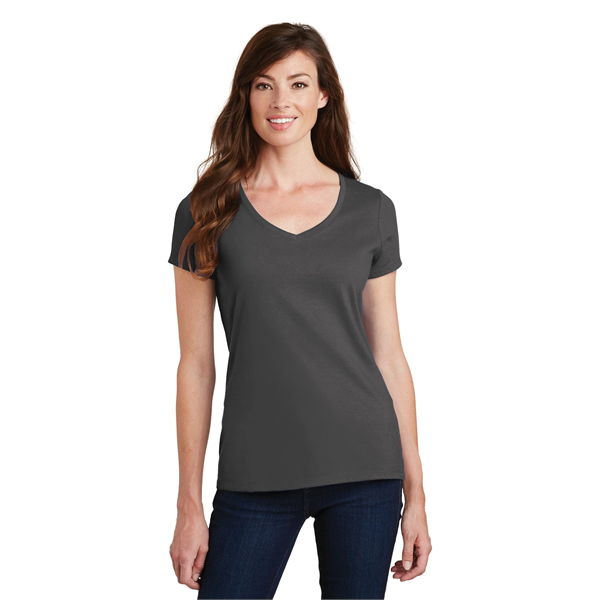 Port & Company Women's Fan Favorite V-Neck Tee. - Port & Company Women's Fan Favorite V-Neck Tee. - Image 1 of 105