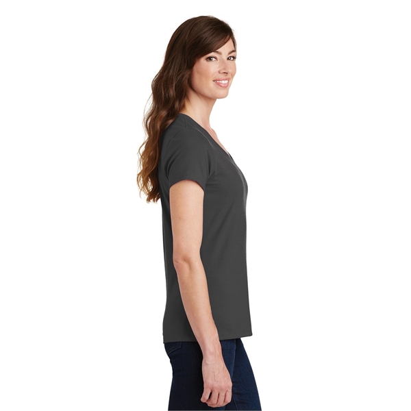 Port & Company Women's Fan Favorite V-Neck Tee. - Port & Company Women's Fan Favorite V-Neck Tee. - Image 50 of 105